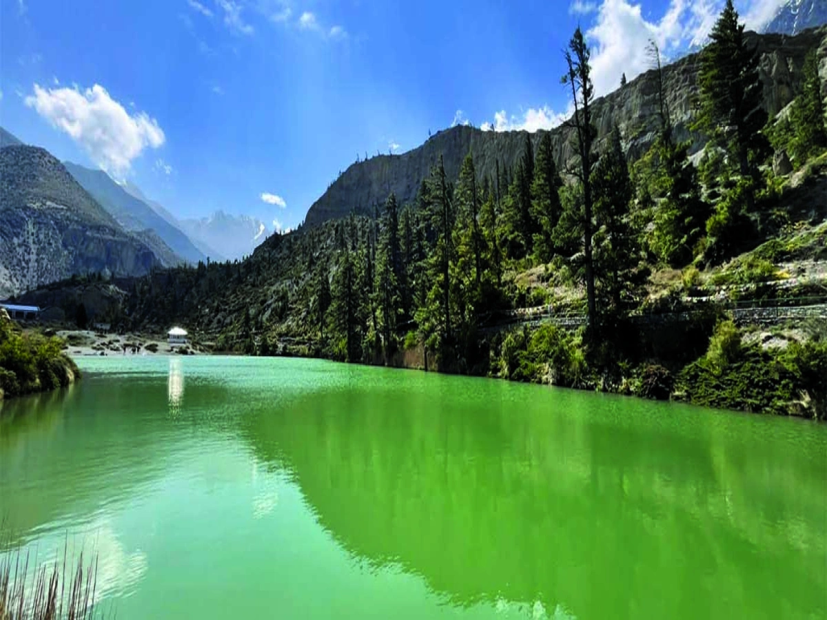 Dhumba lake of lower mustang