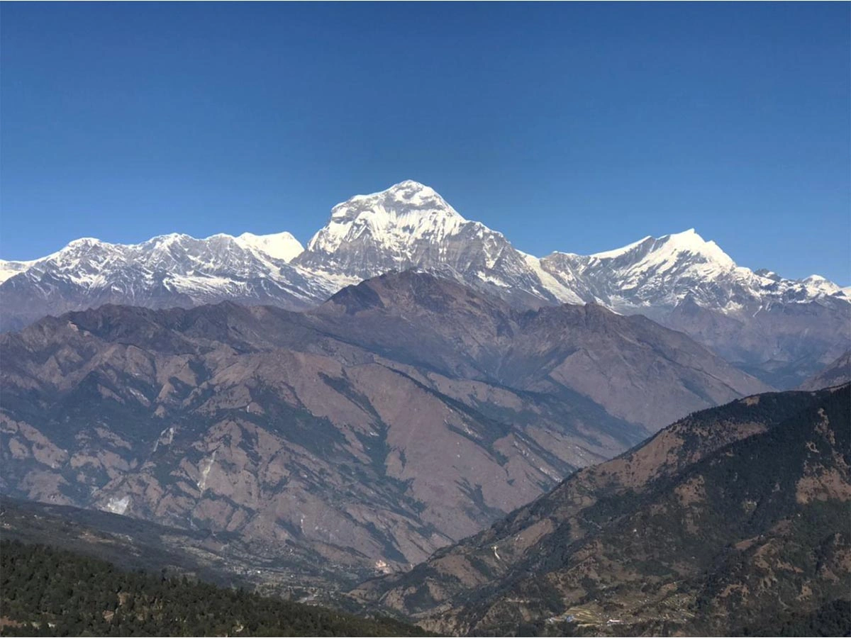 senic view of annapurna