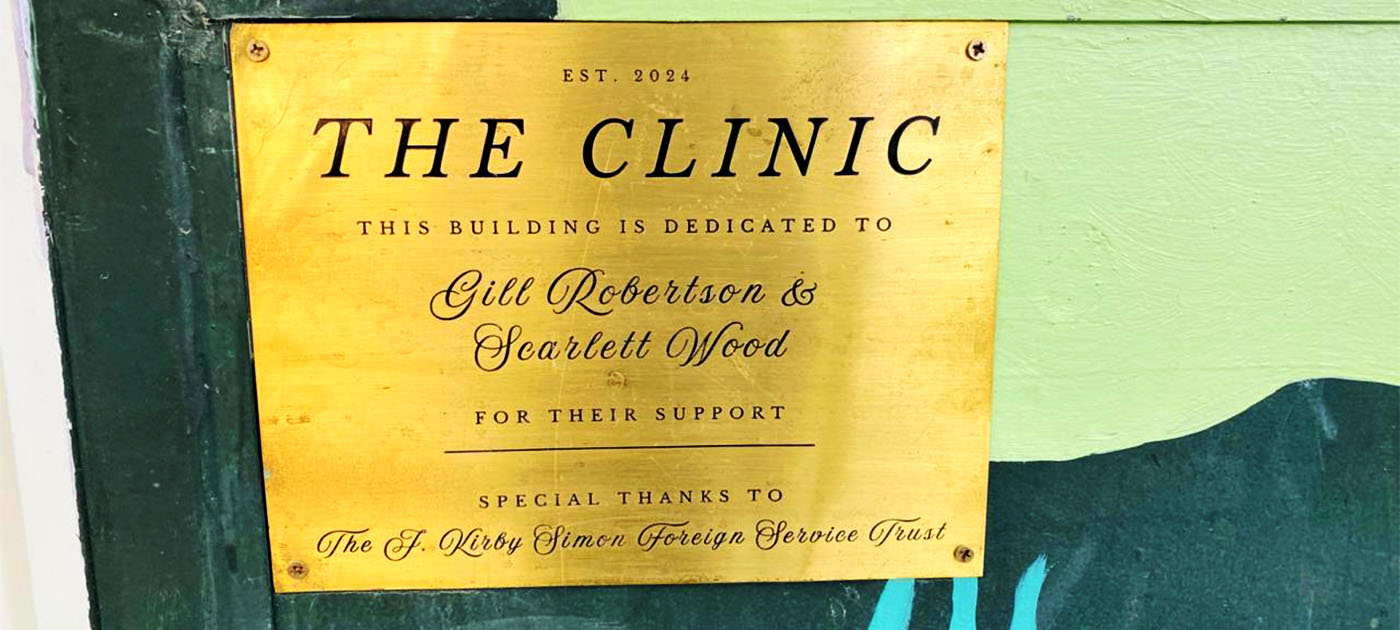 Clinics made with help from Gill