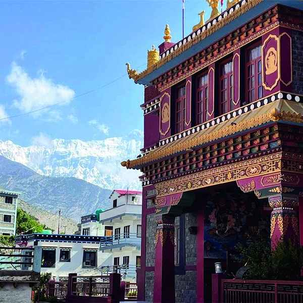 Mountain view from monastery