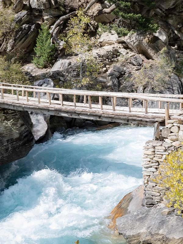 Wooden Bridge in Dolpo